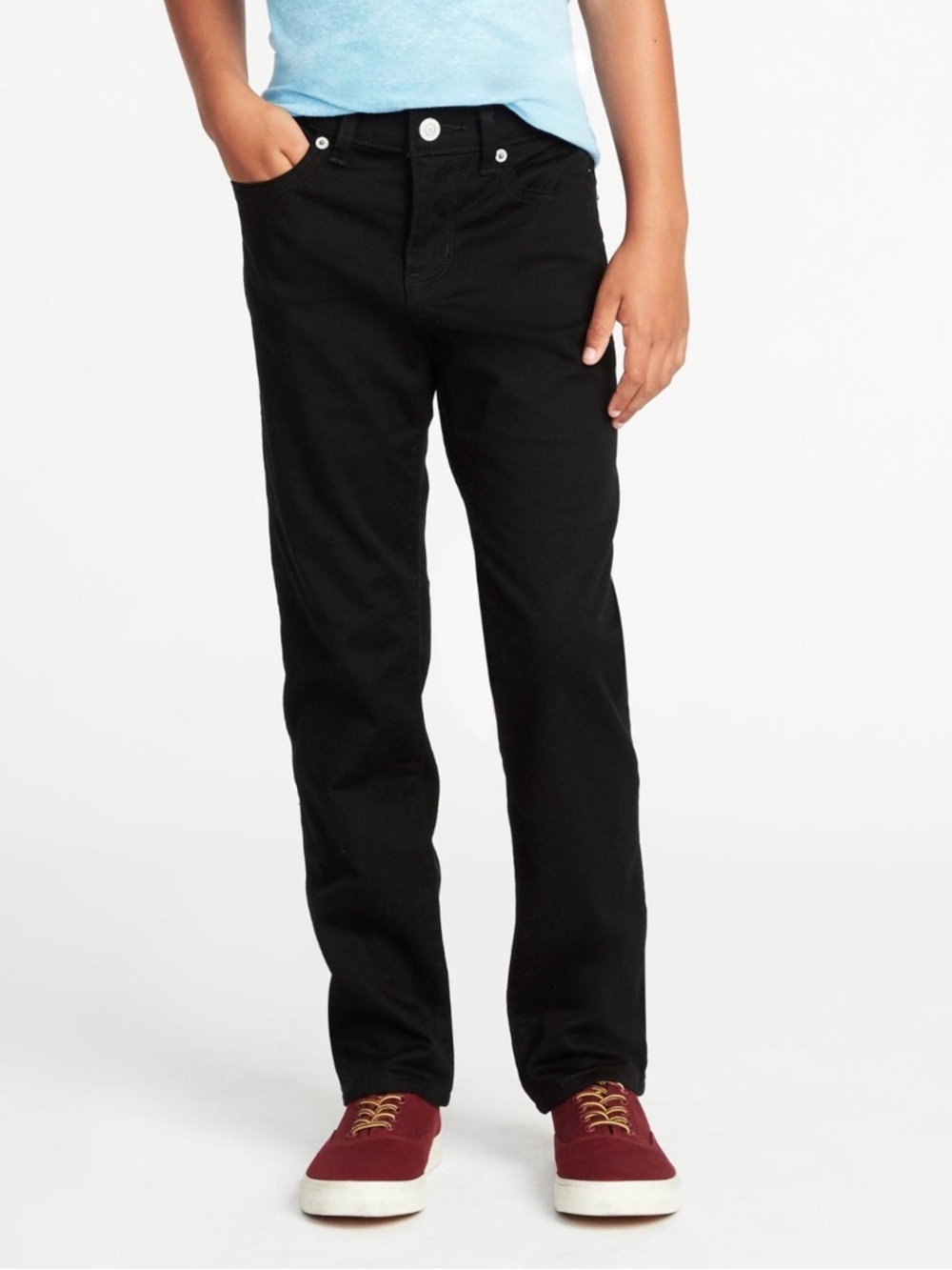 Slim 360° Stretch Five-Pocket
Pants for Boys
12 | Black jack